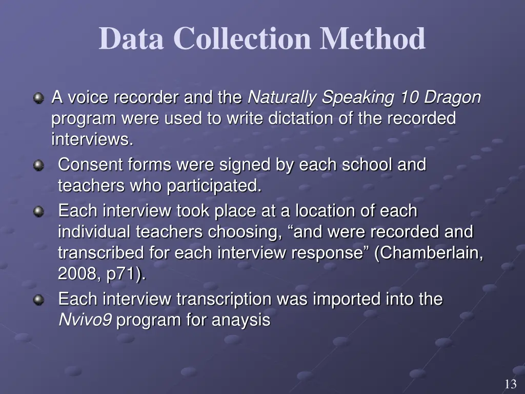 data collection method