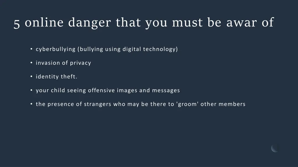 5 online danger that you must be awar of