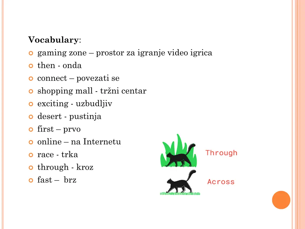 vocabulary gaming zone prostor za igranje video