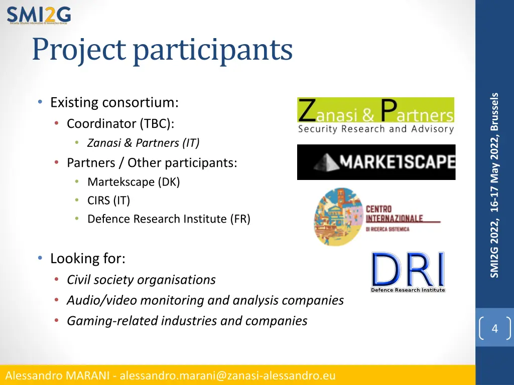 project participants