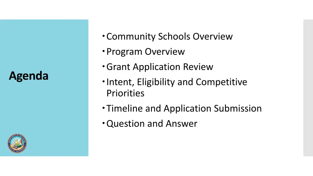 community schools overview program overview grant
