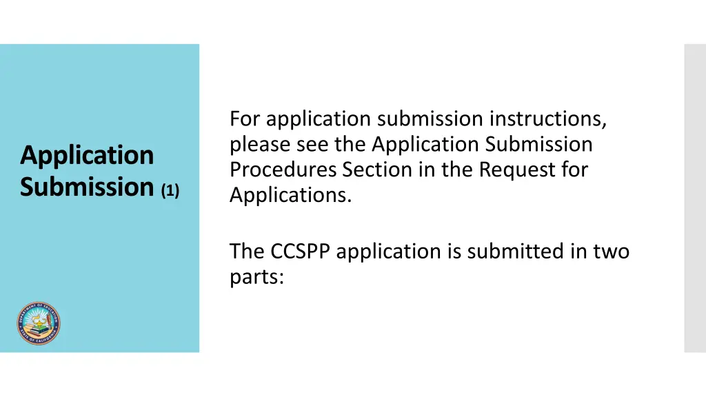 for application submission instructions please