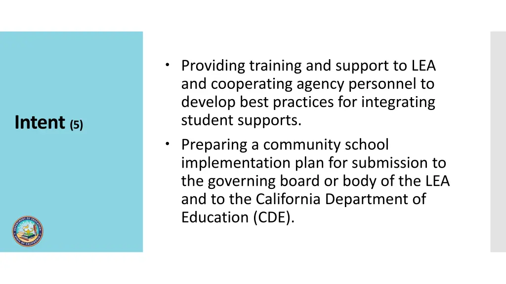 providing training and support