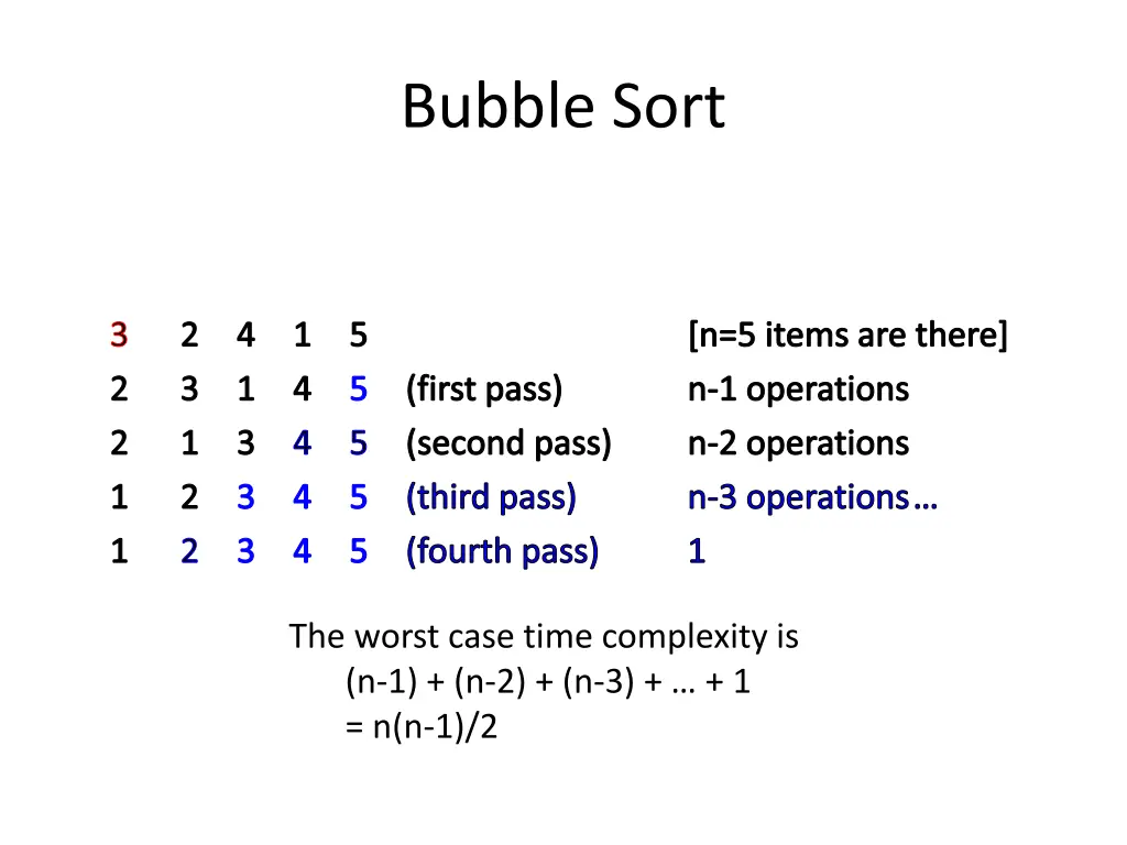 bubble sort 2