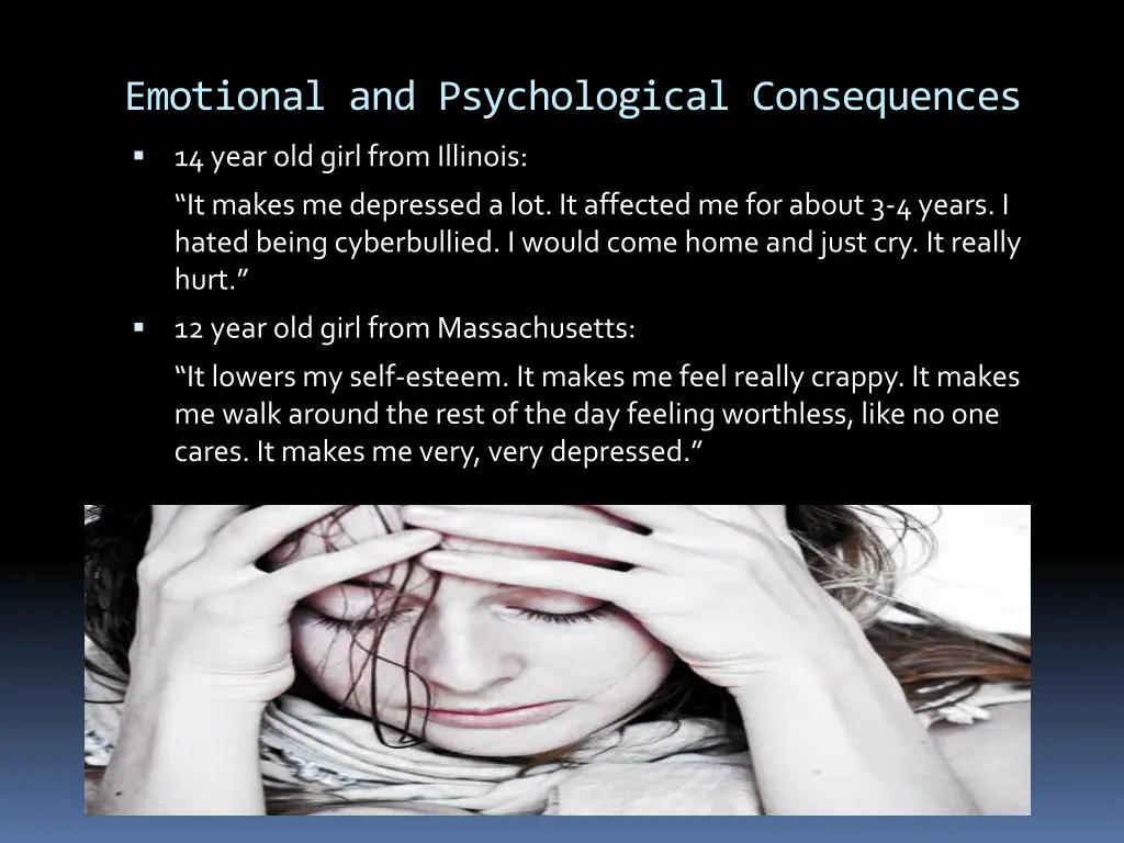 emotional and psychological consequences 1