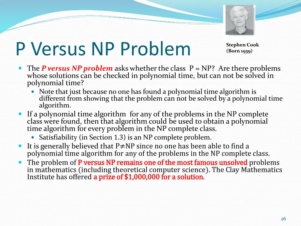 p versus np problem