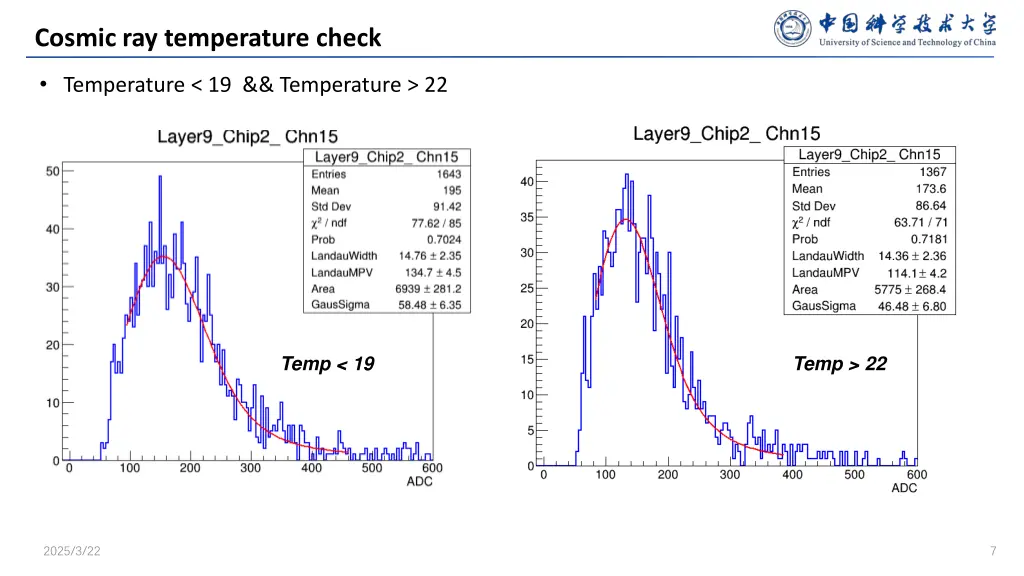 cosmic ray temperature check 2