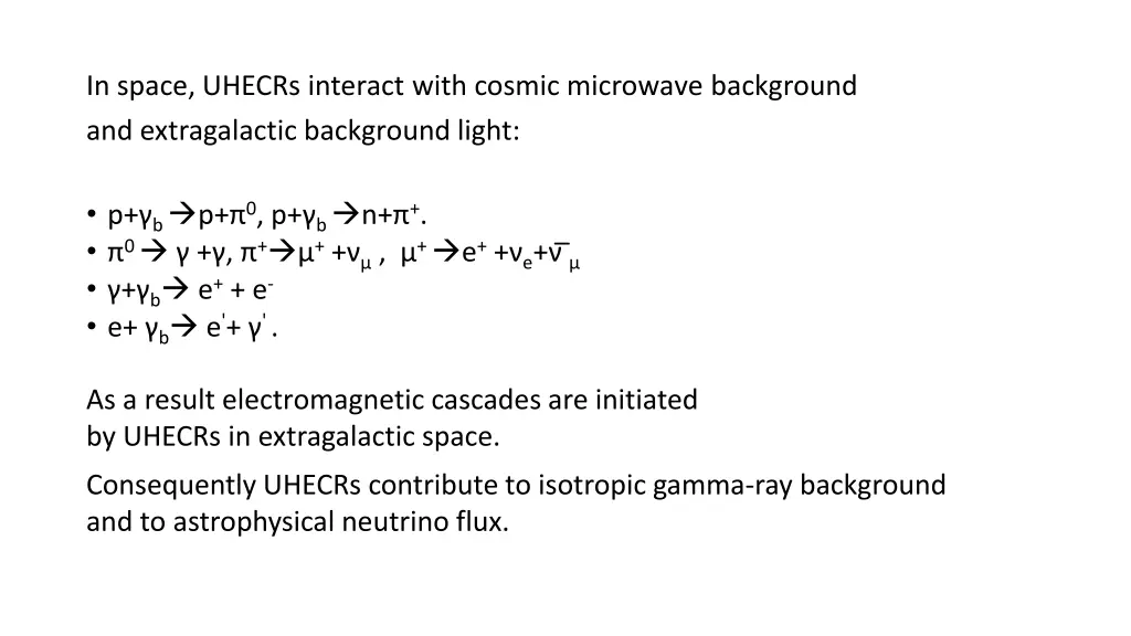 in space uhecrs interact with cosmic microwave