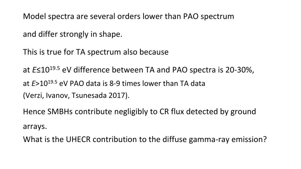 model spectra are several orders lower than