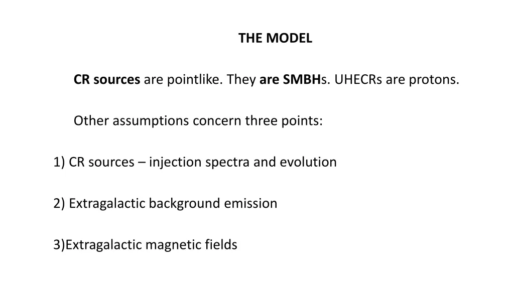the model