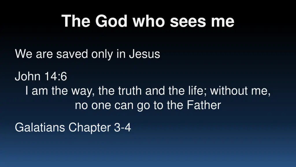 the god who sees me 2