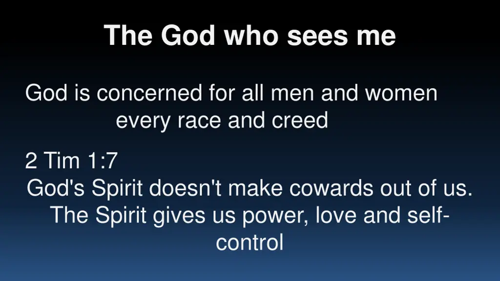 the god who sees me 3