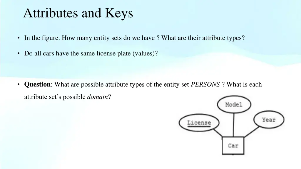 attributes and keys 1