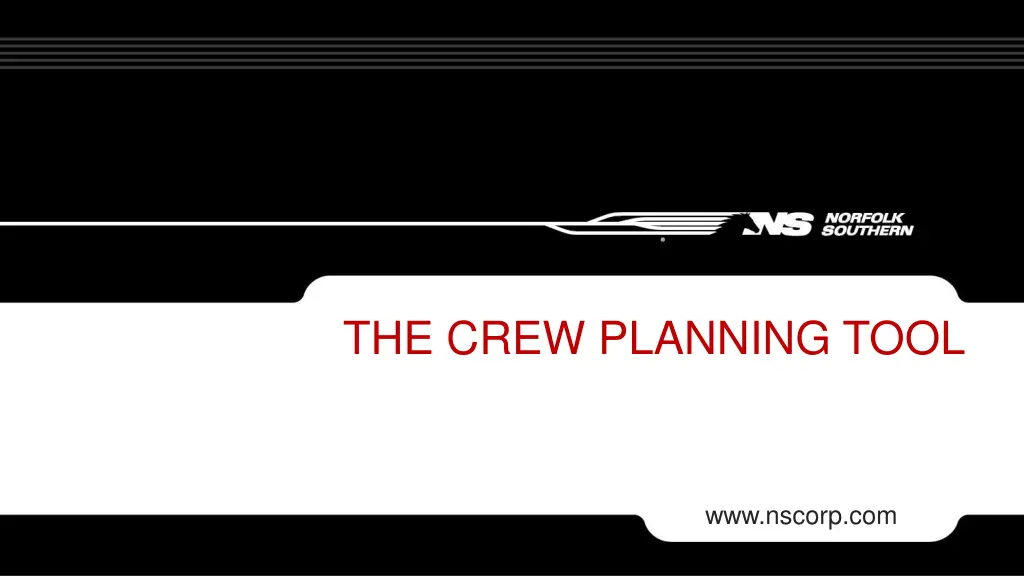 the crew planning tool 1