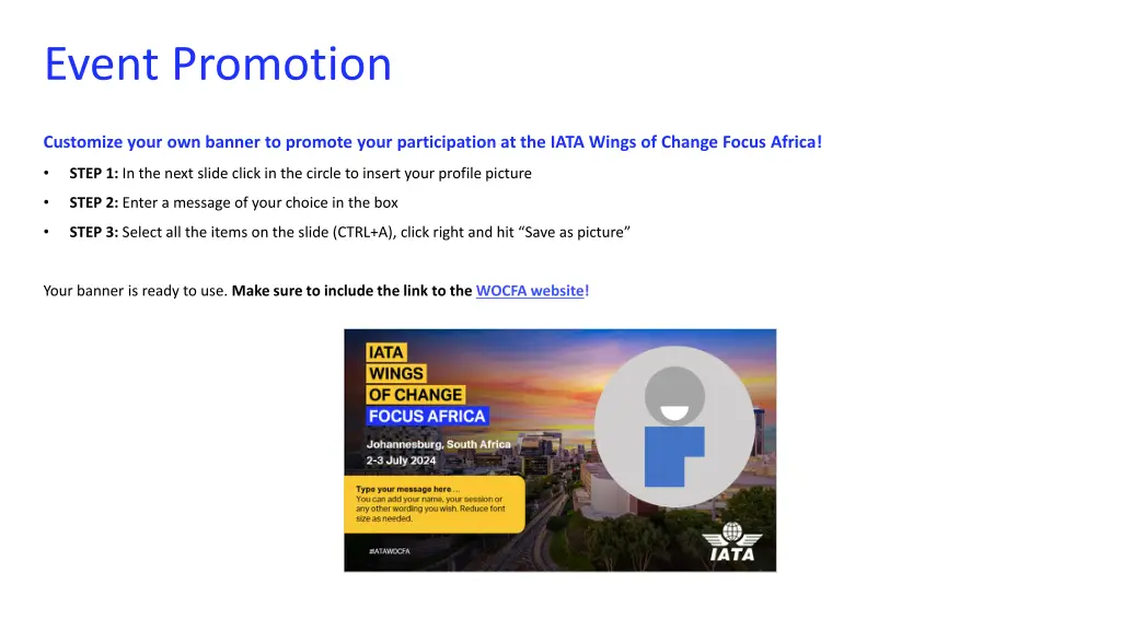 event promotion