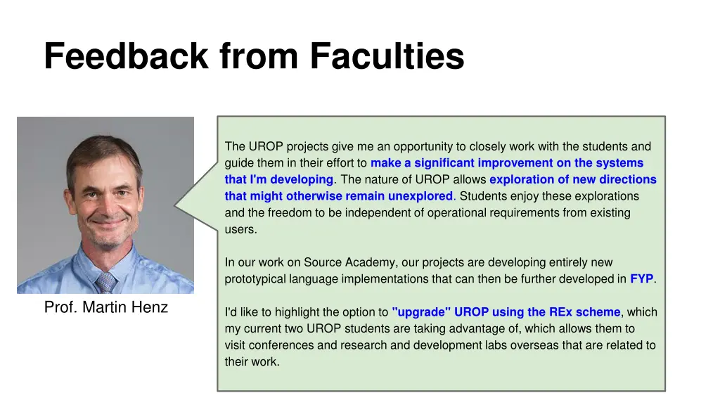 feedback from faculties 3