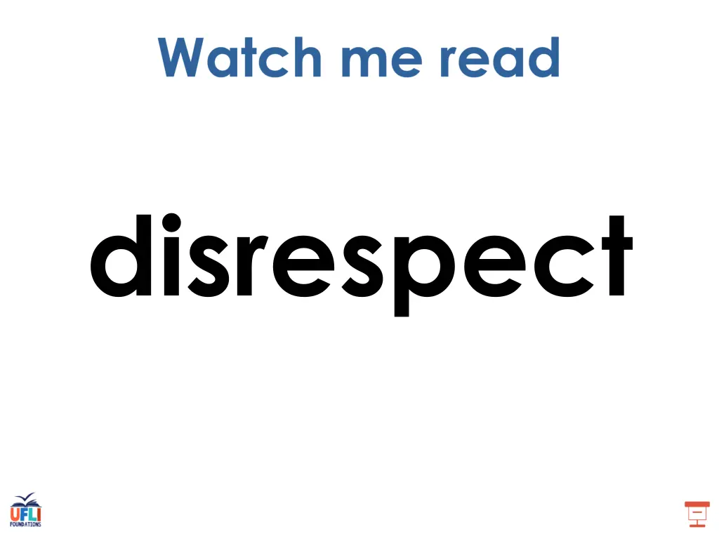 disrespect
