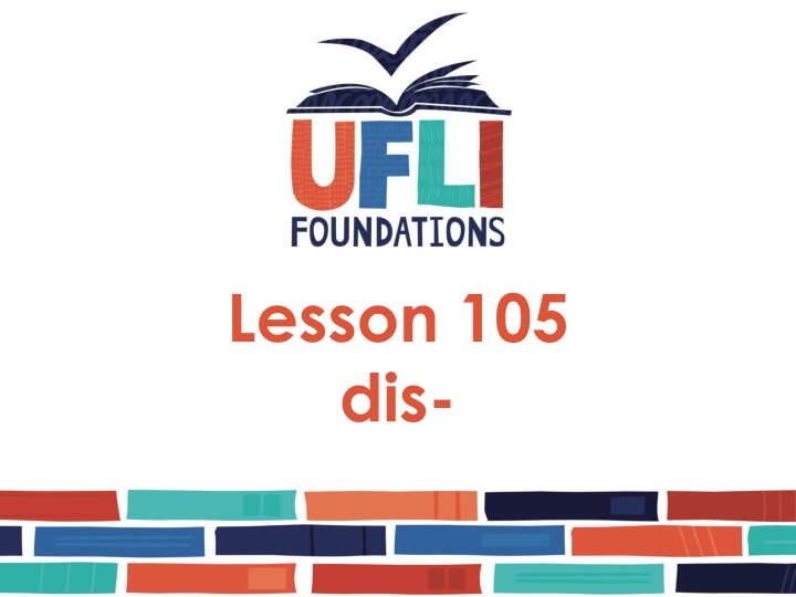 lesson 105 dis