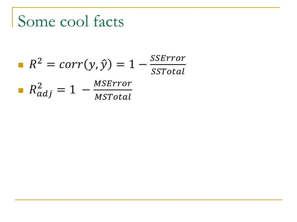 some cool facts