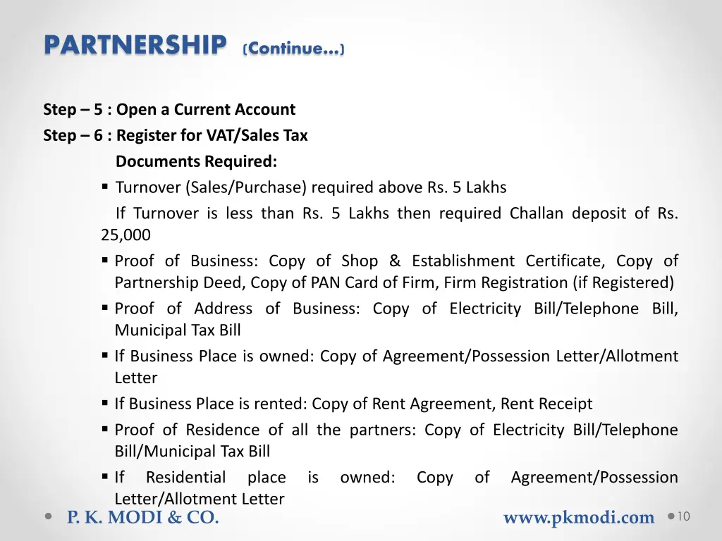 partnership continue 1
