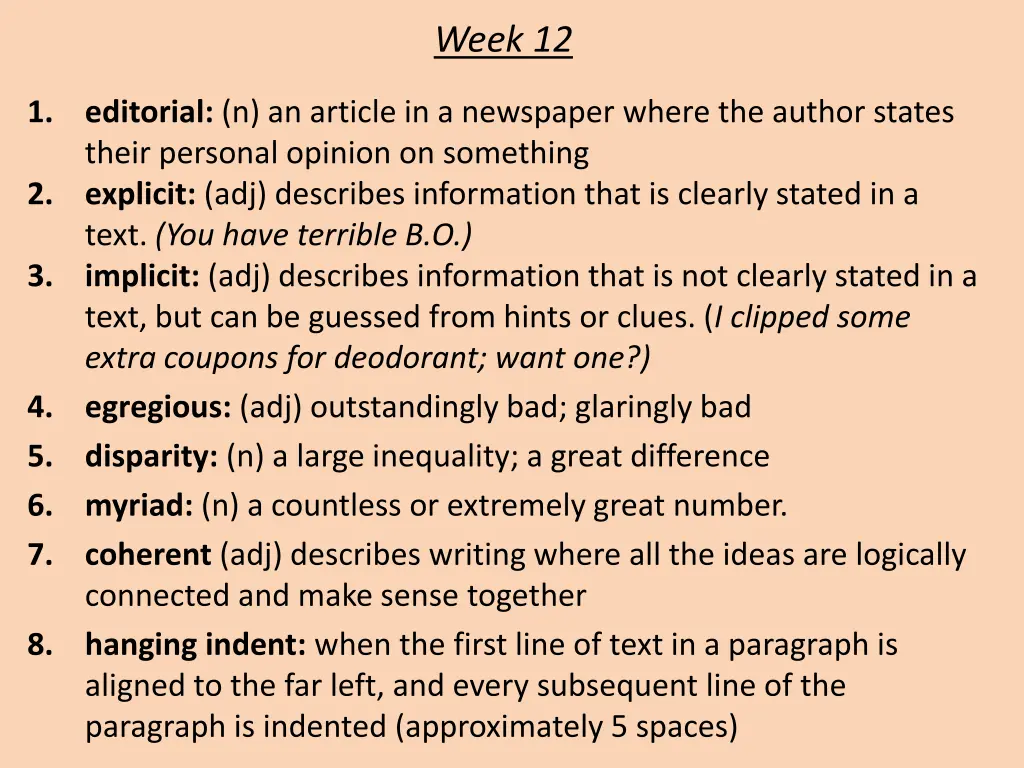 week 12