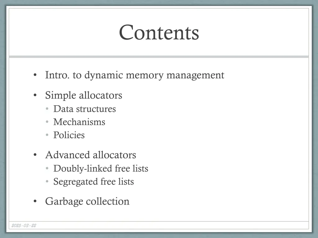 contents