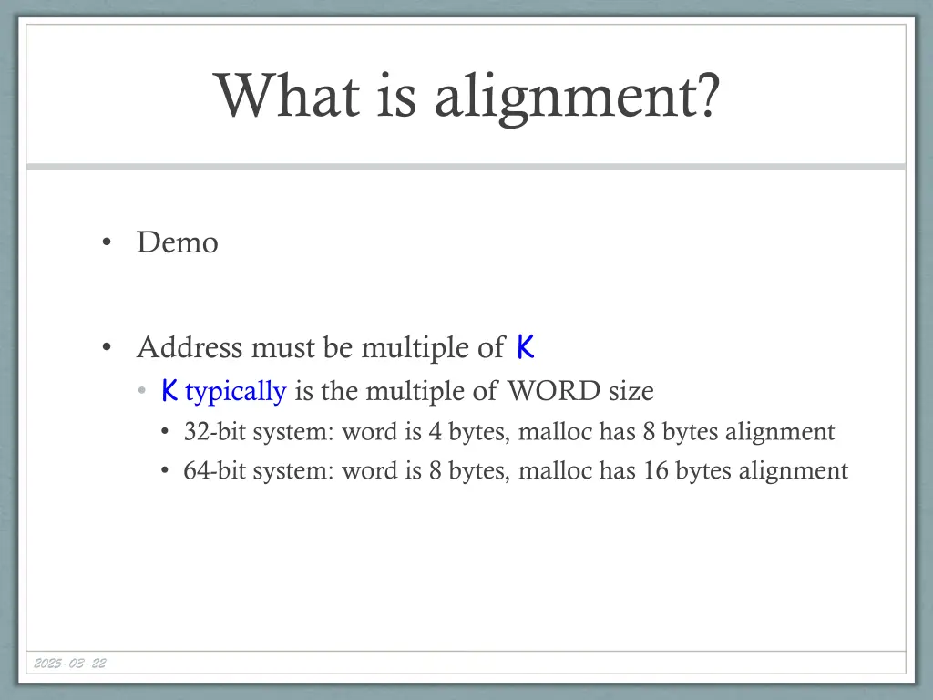 what is alignment