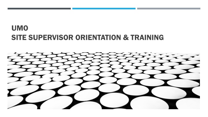 umo site supervisor orientation training