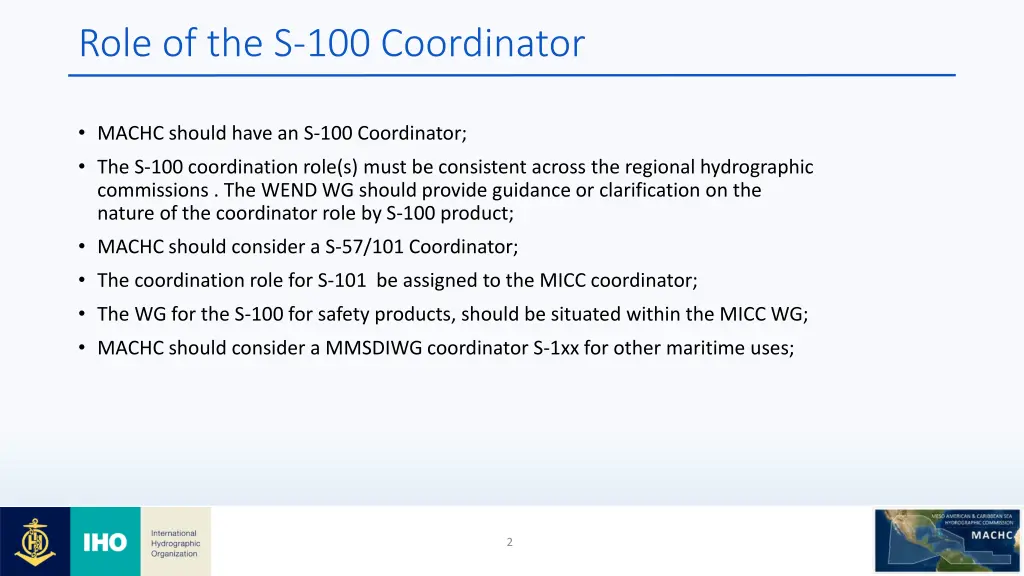 role of the s 100 coordinator 1