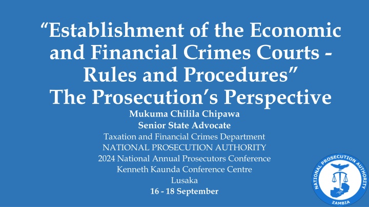 establishment of the economic and financial