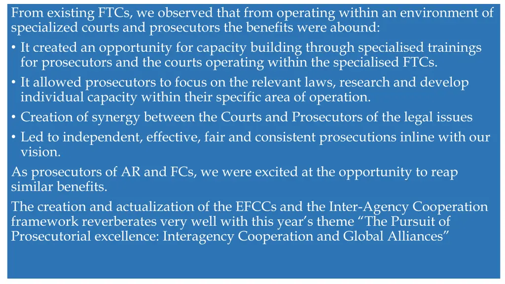 from existing ftcs we observed that from
