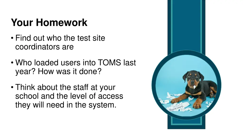 your homework