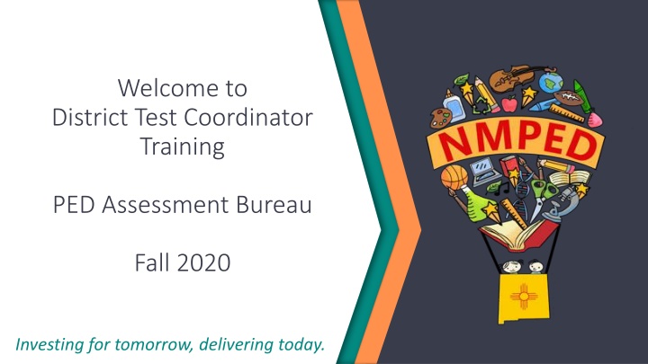 welcome to district test coordinator training