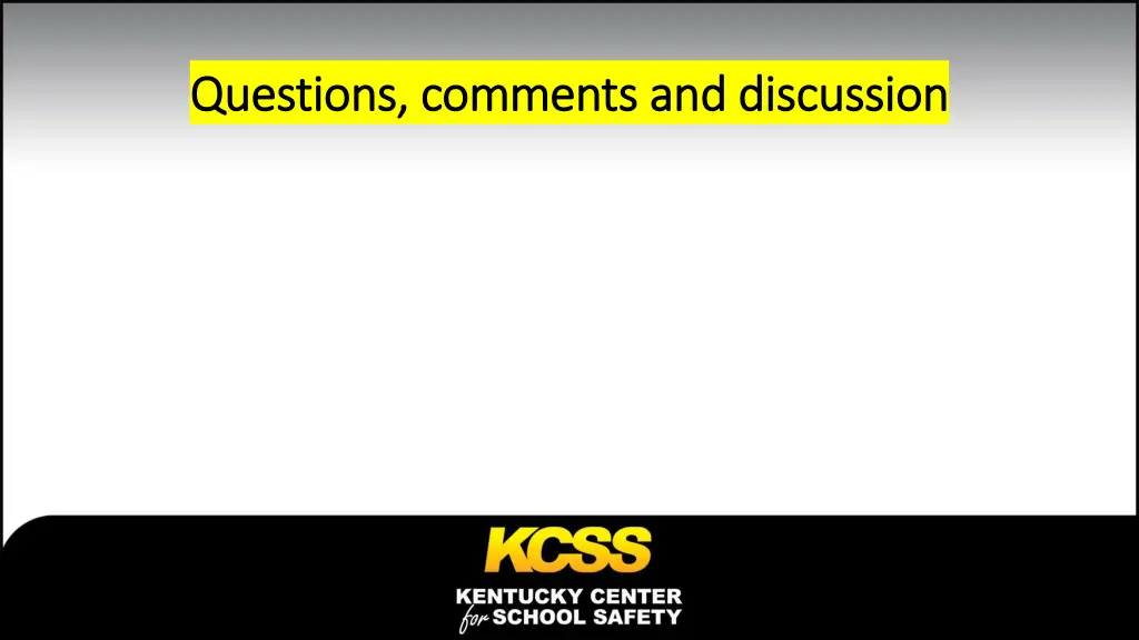 questions comments and discussion questions