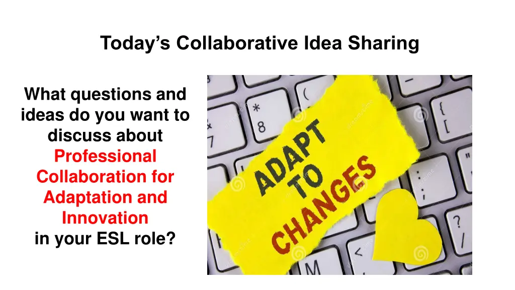 today s collaborative idea sharing