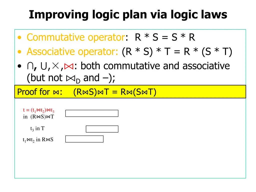 improving logic plan via logic laws 4