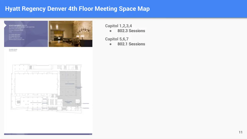 hyatt regency denver 4th floor meeting space map