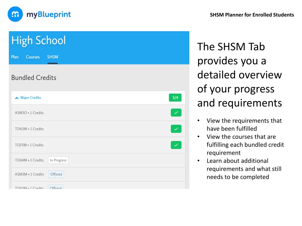 shsm planner for enrolled students 1