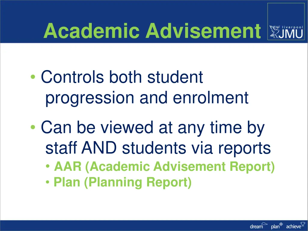 academic advisement 1