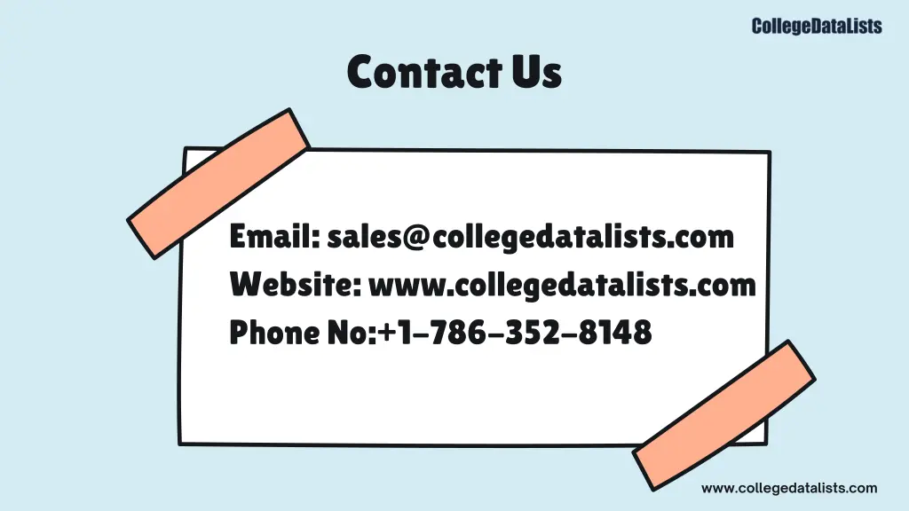 contact us