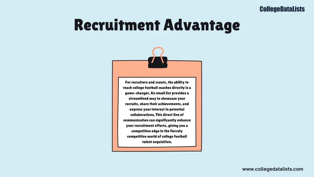 recruitment advantage