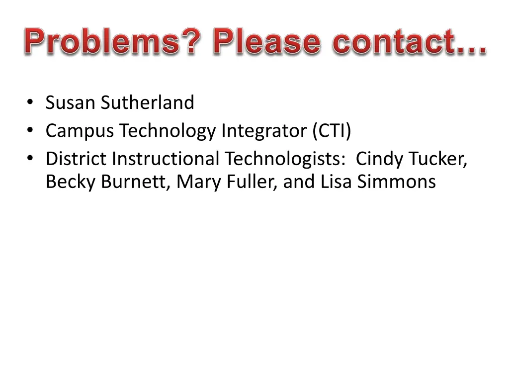 susan sutherland campus technology integrator