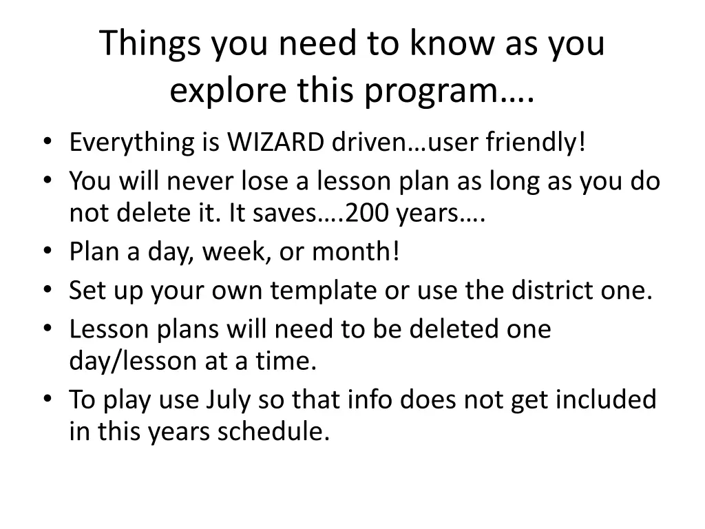 things you need to know as you explore this