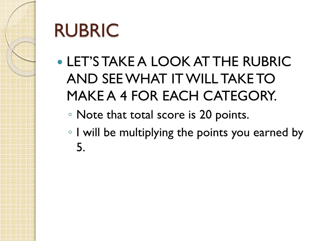 rubric