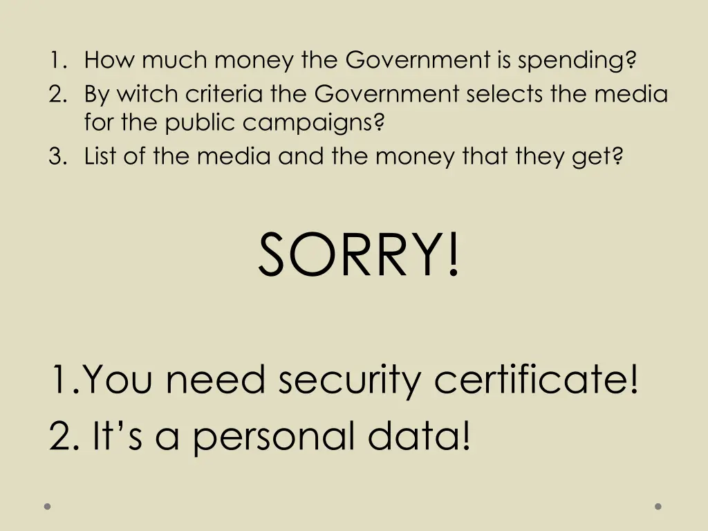 1 how much money the government is spending