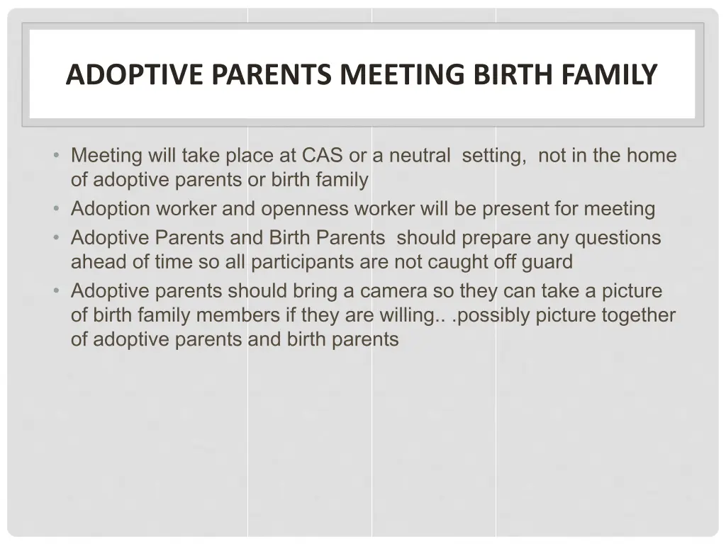 adoptive parents meeting birth family