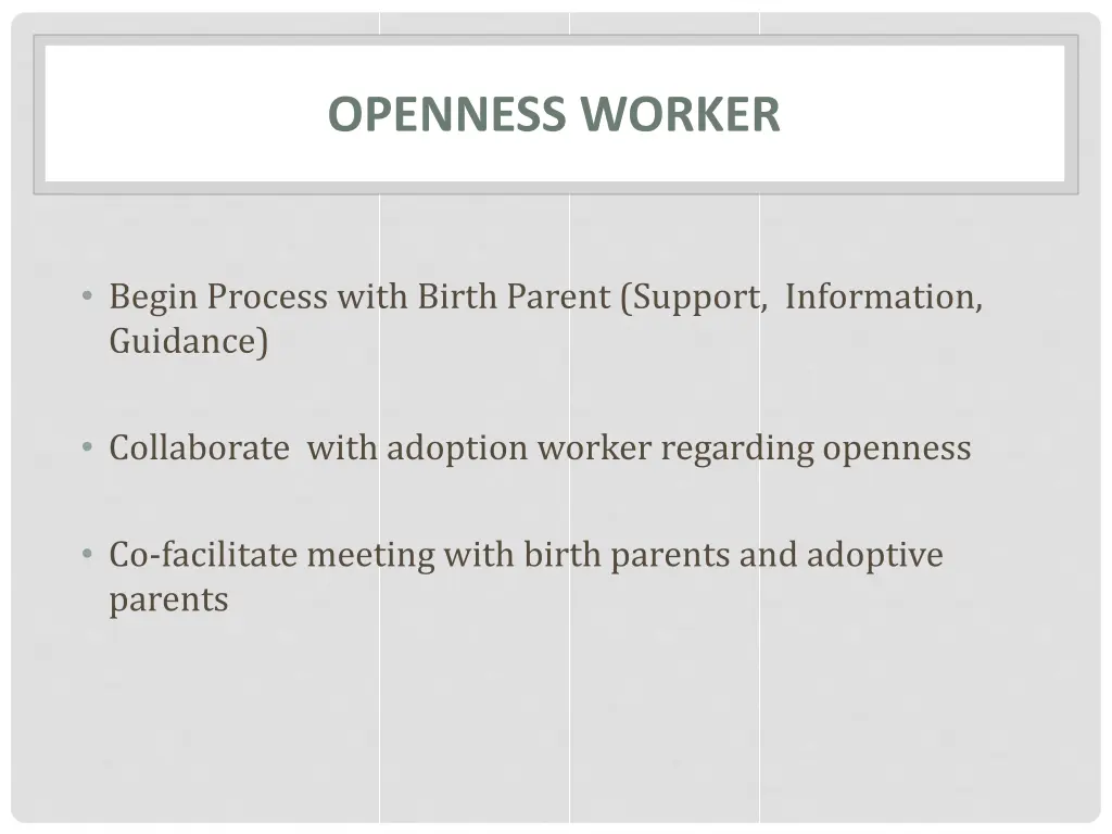 openness worker