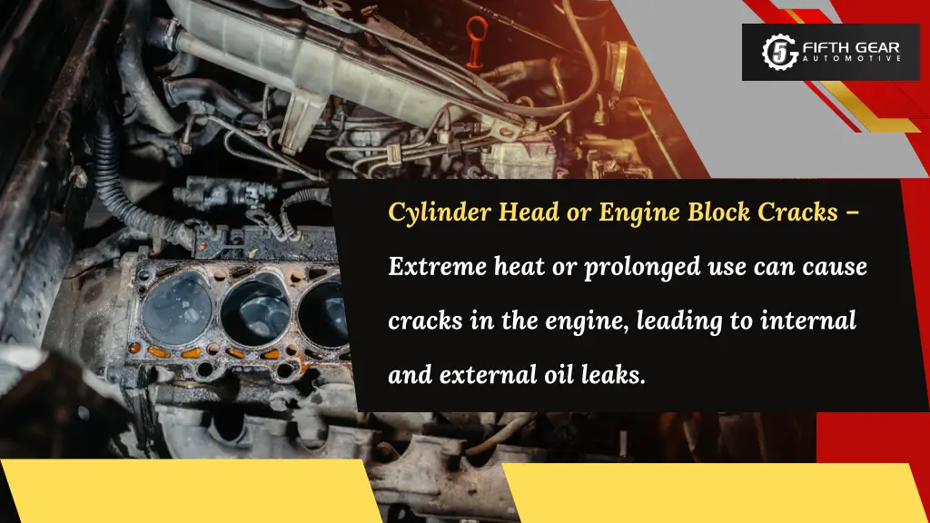 cylinder head or engine block cracks