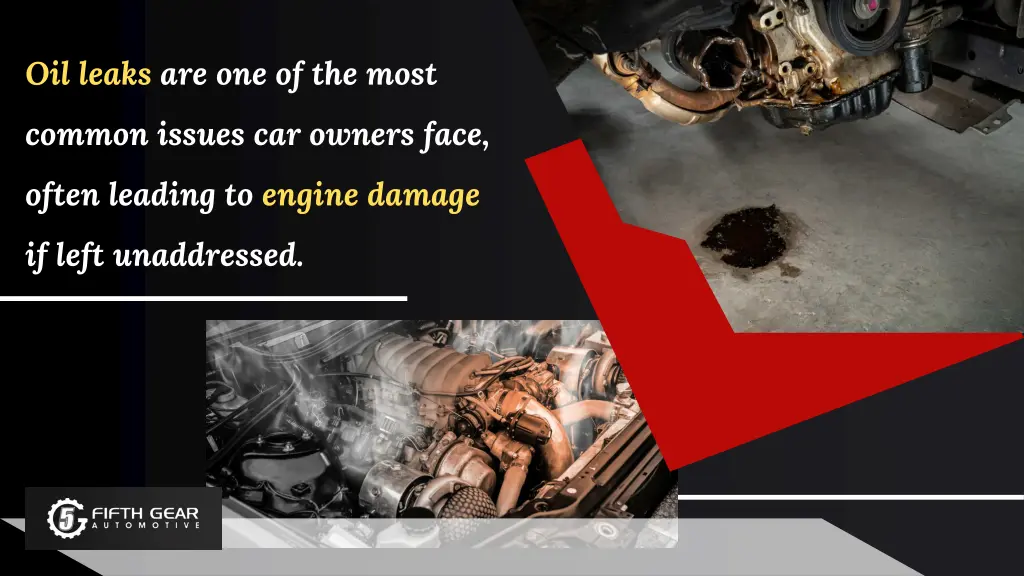 oil leaks are one of the most
