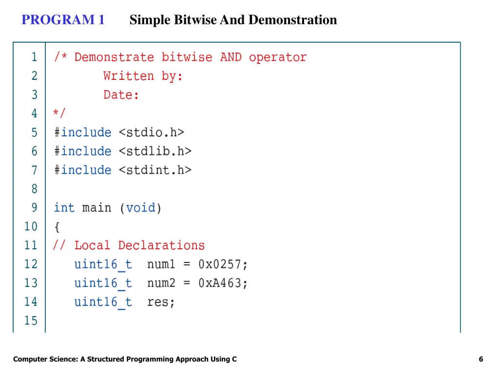 program 1